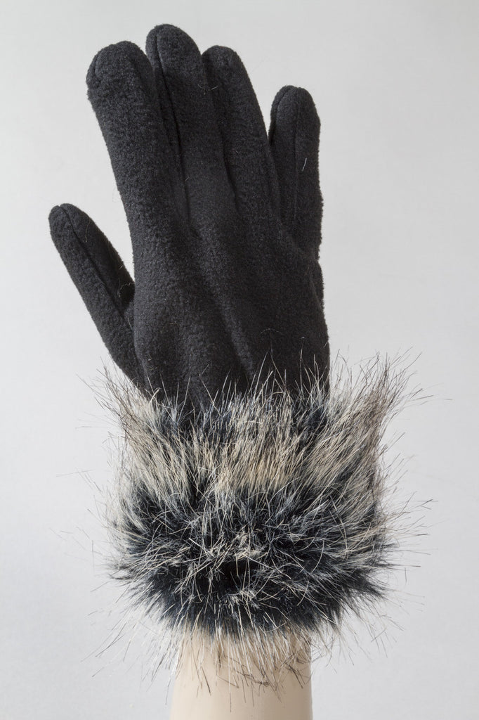 Coyote Faux Fur Glove