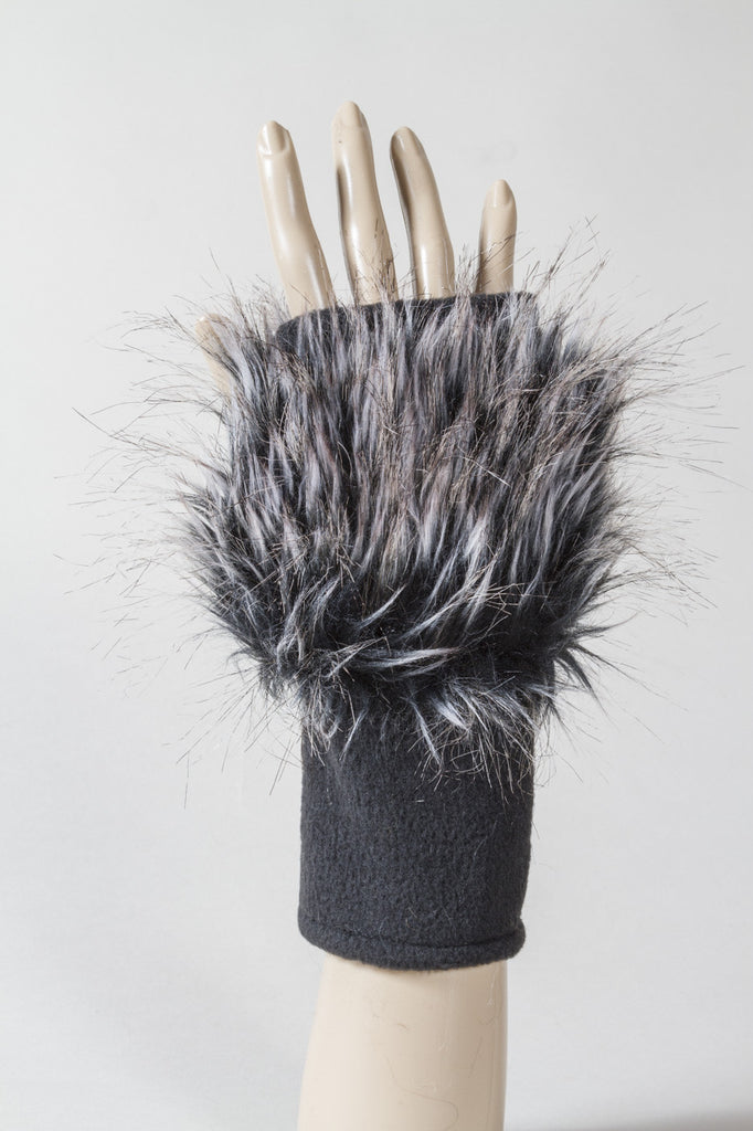 Coyote Faux Fur Fingerless Glove