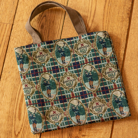 Plaid Tapestry Tote