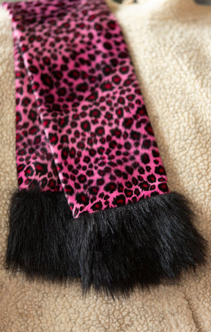 Pink Leopard with Black Fur